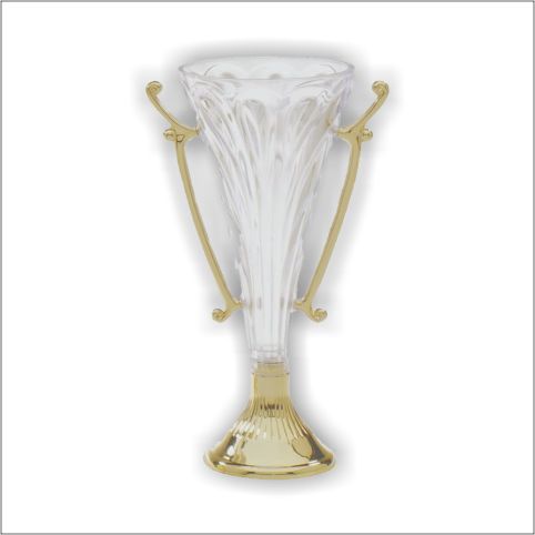 ACRYLIC CUP 4-1/2" GOLD