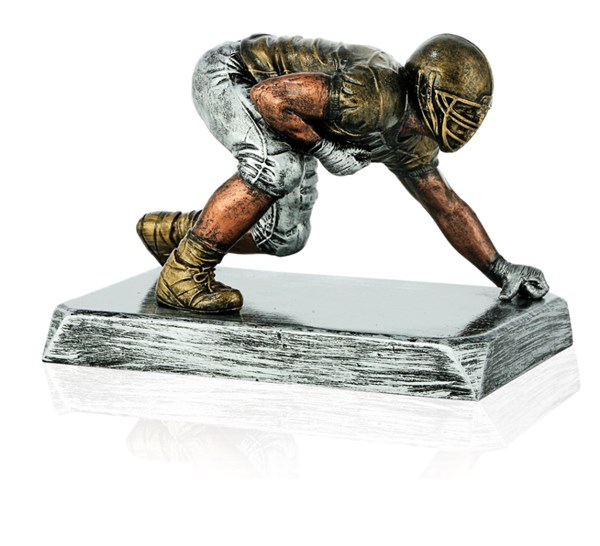 FOOTBALL LINEMAN 4-1/4'' X 5''